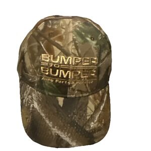 Camo Strapback Hat Baseball Cap Bumper Auto Parts Hunting New